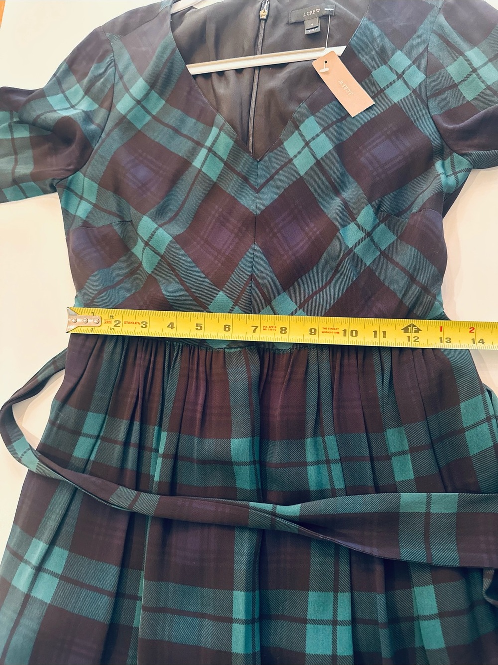 NWT J. Crew Black Watch Long Sleeve Dress, 4 - Picture 10 of 10